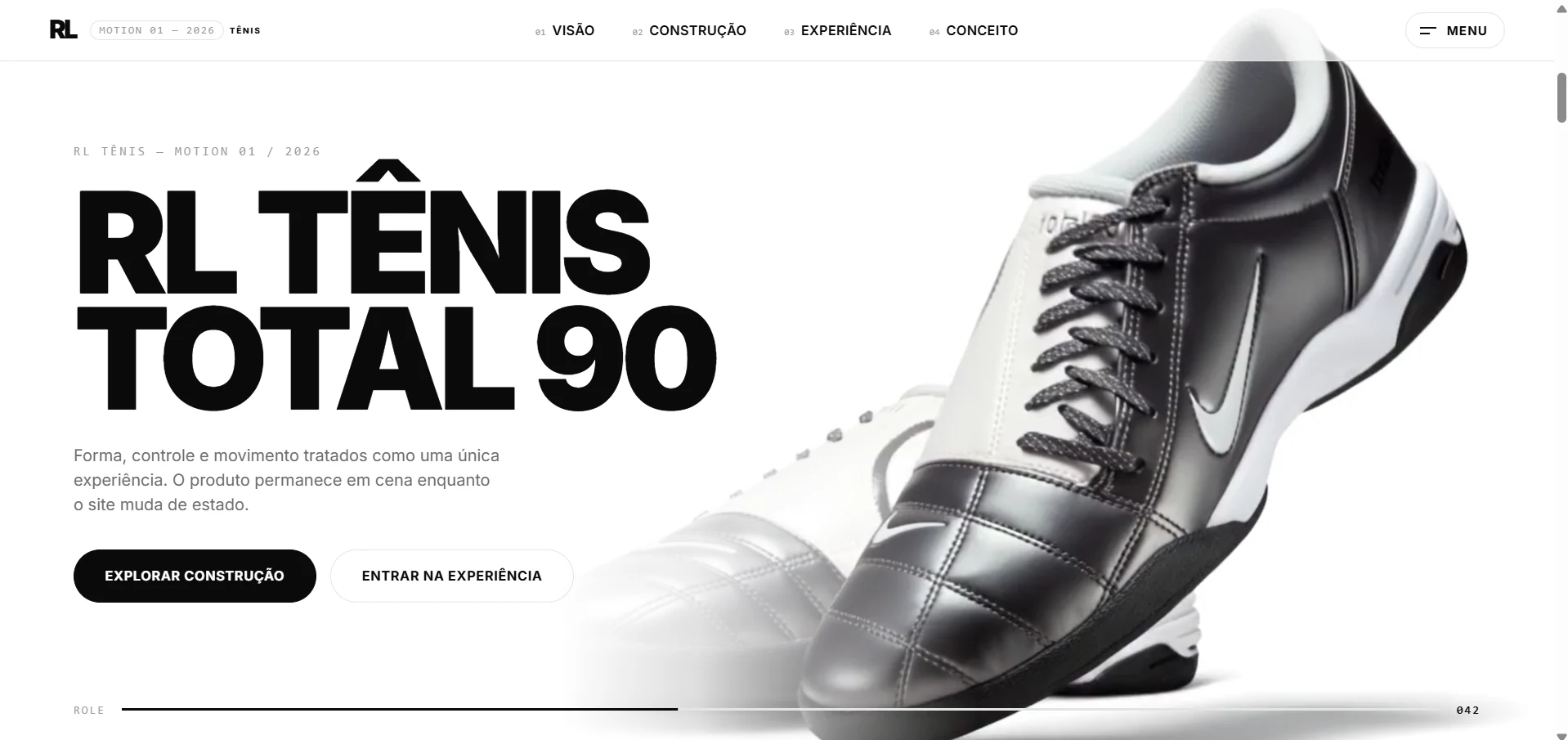 RL Tênis — projeto desenvolvido pela RL Solution Web