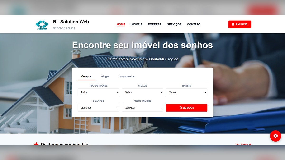 Portal imobiliário
