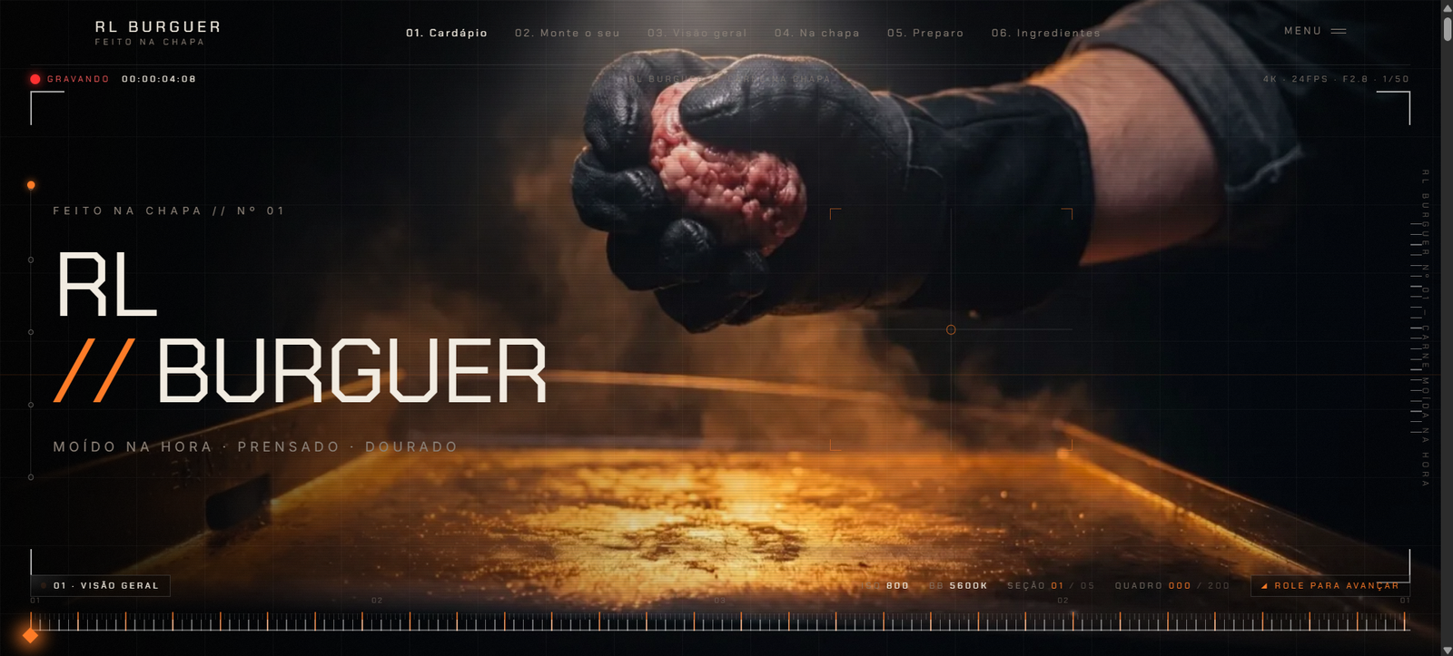 RL burguer — projeto desenvolvido pela RL Solution Web